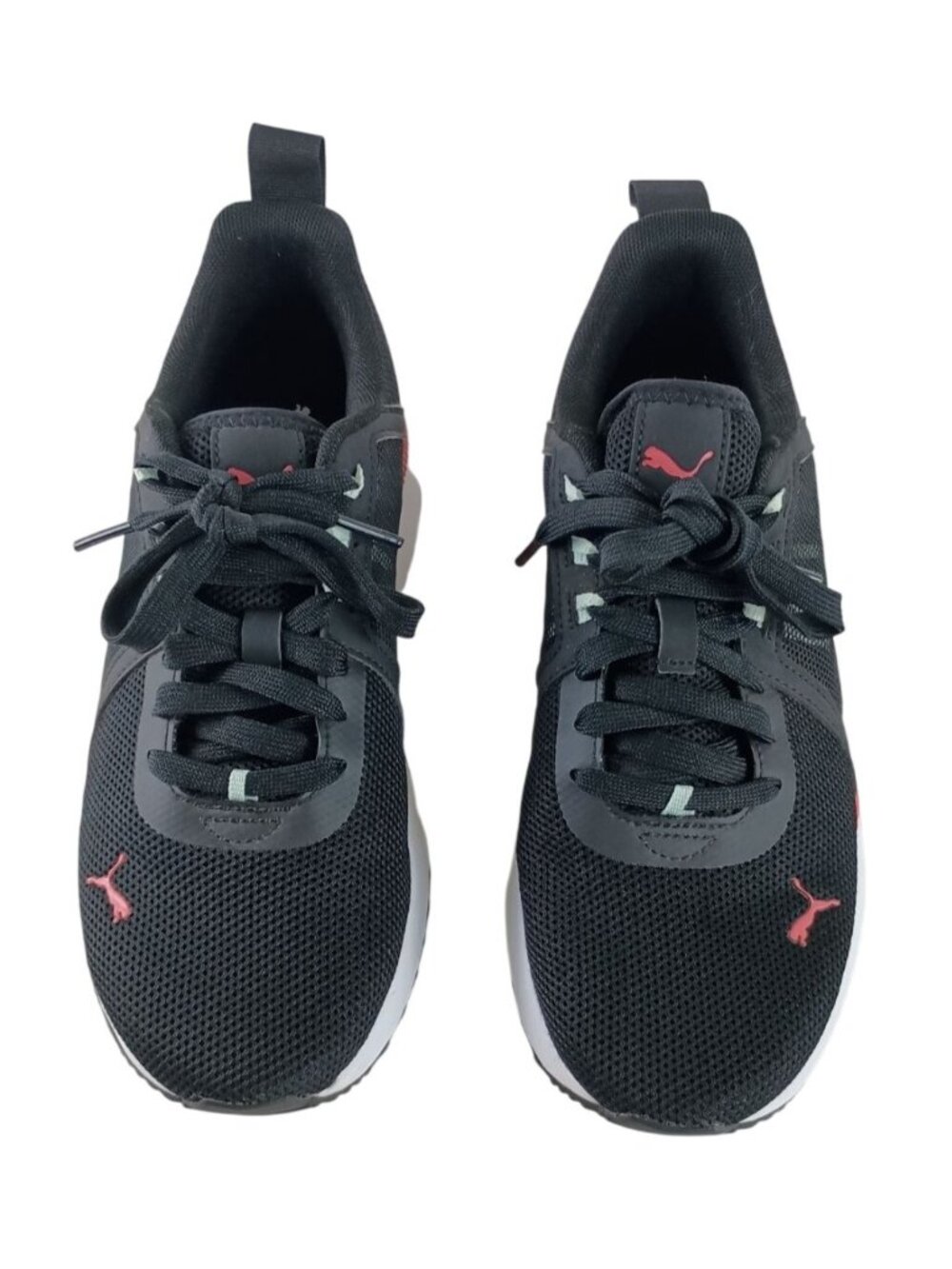 Puma Pacer Net Cage Black/Pink/White Women's Sz.7.5 Athletic Sneakers Shoes